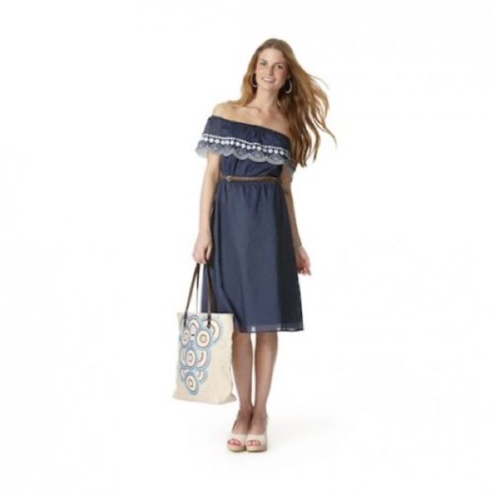 Calypso St Barth x Target embroidered ruffle dress - S